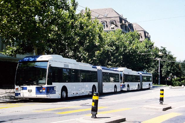 TL Lausanne Rue du Grand Chêne - 2003-07-13 TL Lausanne Rue du Grand Chêne - 2003-07-13