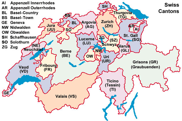 Cantons of Switzerland